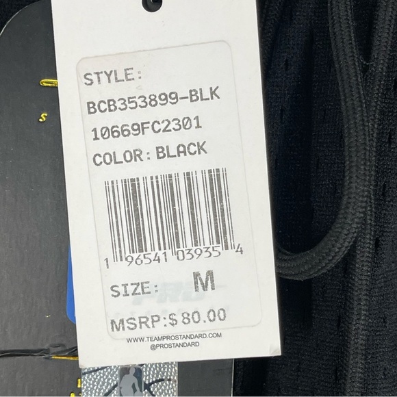 NWT PRO STANDARD CHICAGO BULLS BLACK MESH CAPSULE SHORTS Men’s Size Medium - Picture 13 of 15